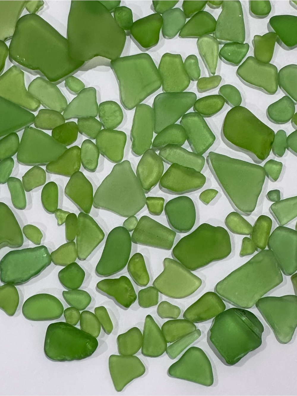 Authentic Green and blue Seaglass in Glass Vials - Picture 5 of 12